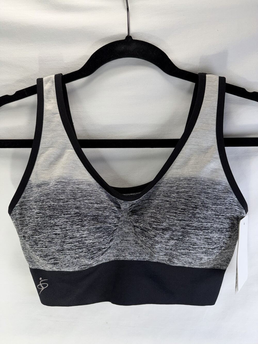 NWT Amazing Sports Women’s Size S/M Padded Sports Bra Wide Straps Running Gym